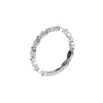 Three Quarter Lab Grown Marquise Diamond Eternity Ring with Shared Prong Setting ( 0.75 ctw. )