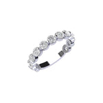 Three Quarter Lab Grown Diamond Eternity Ring with Shared Prong Setting