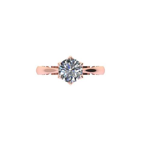 Azusa Lab Diamond Engagement Ring